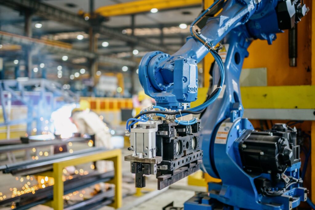 Roboterarm in der Fertigung