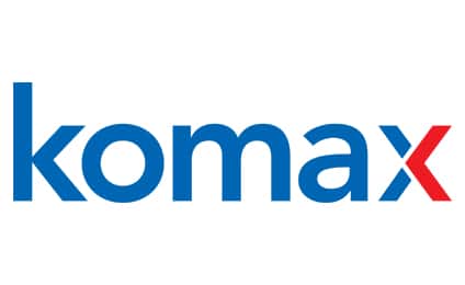 Logo Komax SLE, Kunde der Leonardo Group