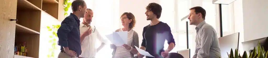 Trainer erklärt Change-Architektur im Lean & Change Seminar